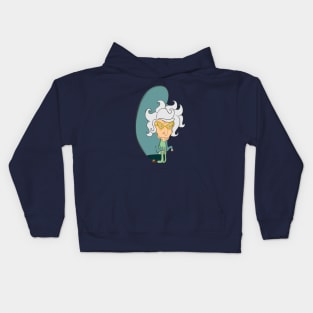 Old woman Kids Hoodie